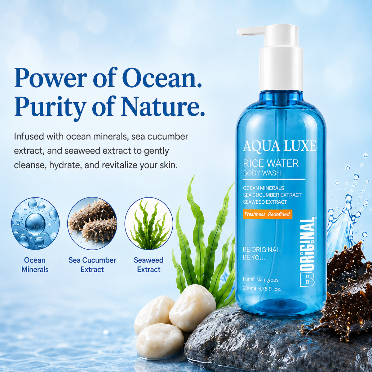 Rice Water Body Wash (Aqua Luxe)
