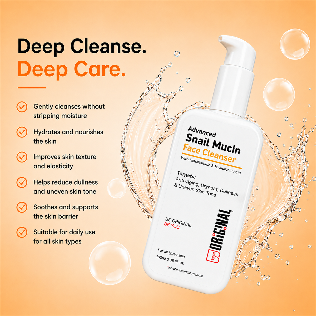 Advanced Snail Mucin Face Cleanser
