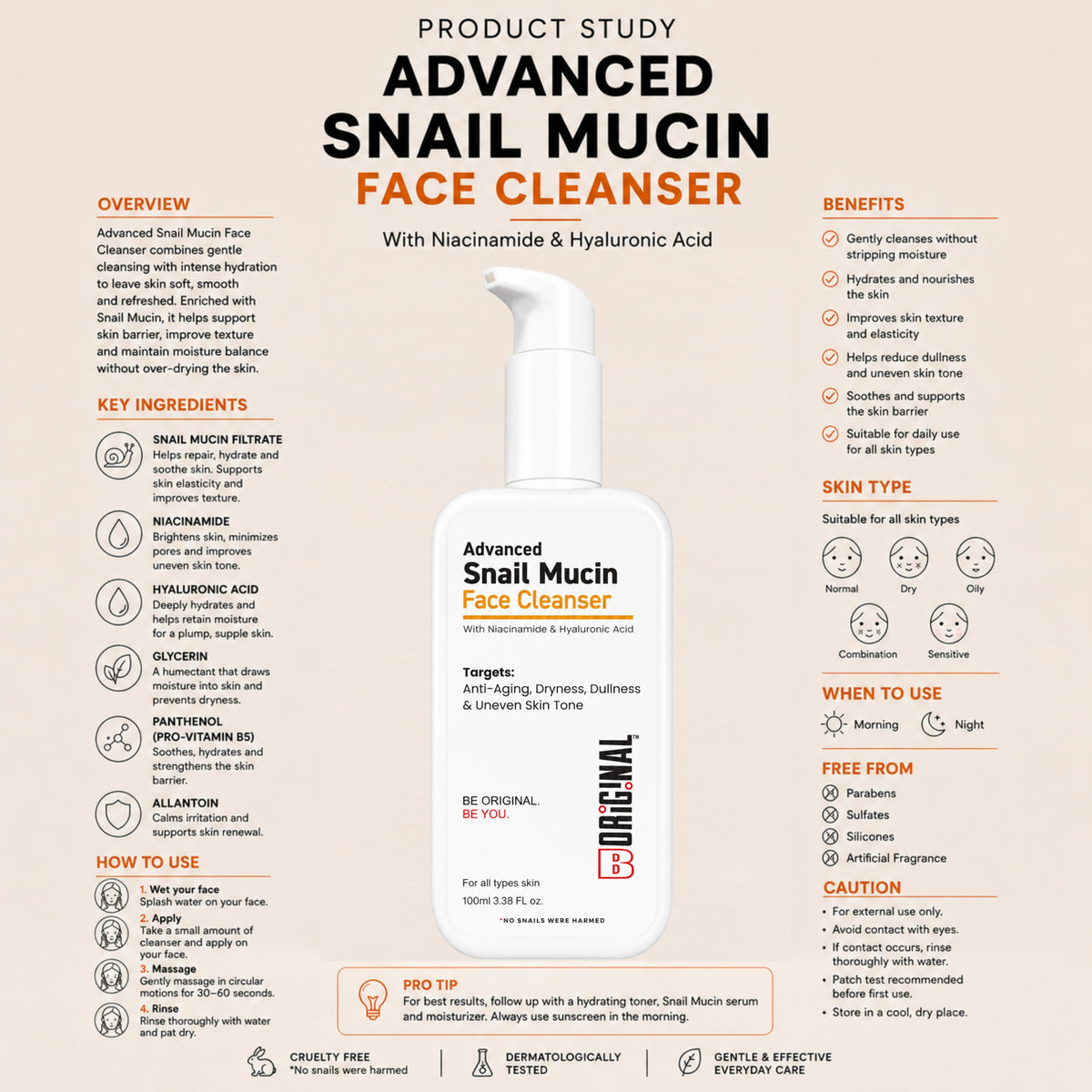 Advanced Snail Mucin Face Cleanser