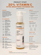 20% Vitamin C Extra Brightening Facewash Gel