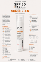 Sunscreen SPF 50 PA++++ Broad Spectrum