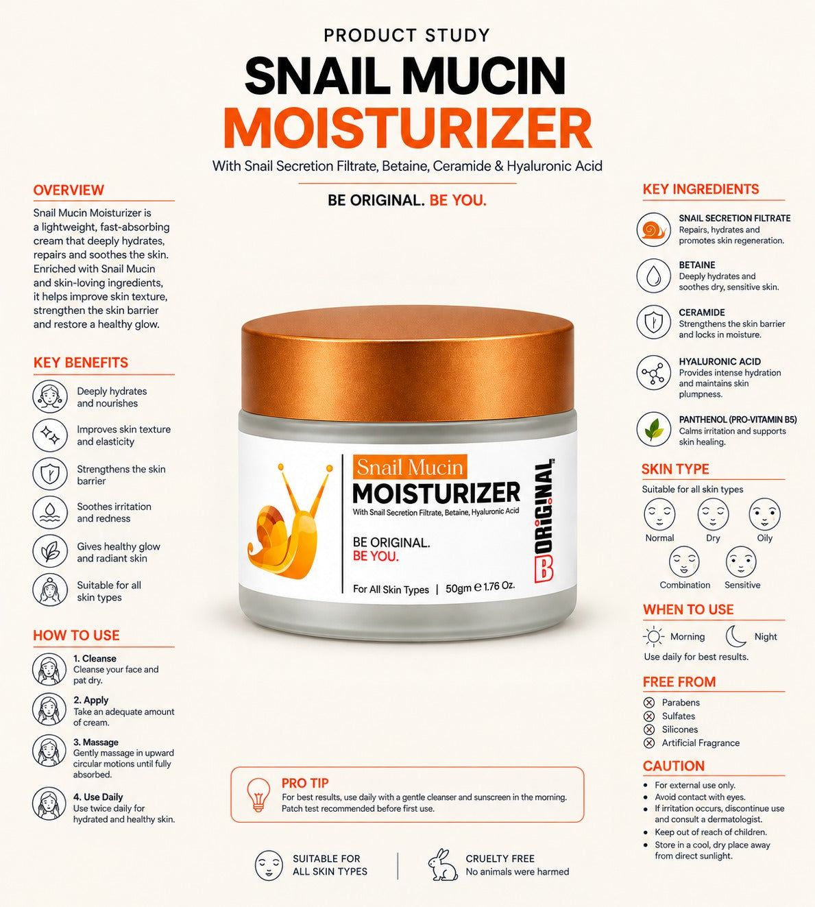 Snail Mucin Moisturizer