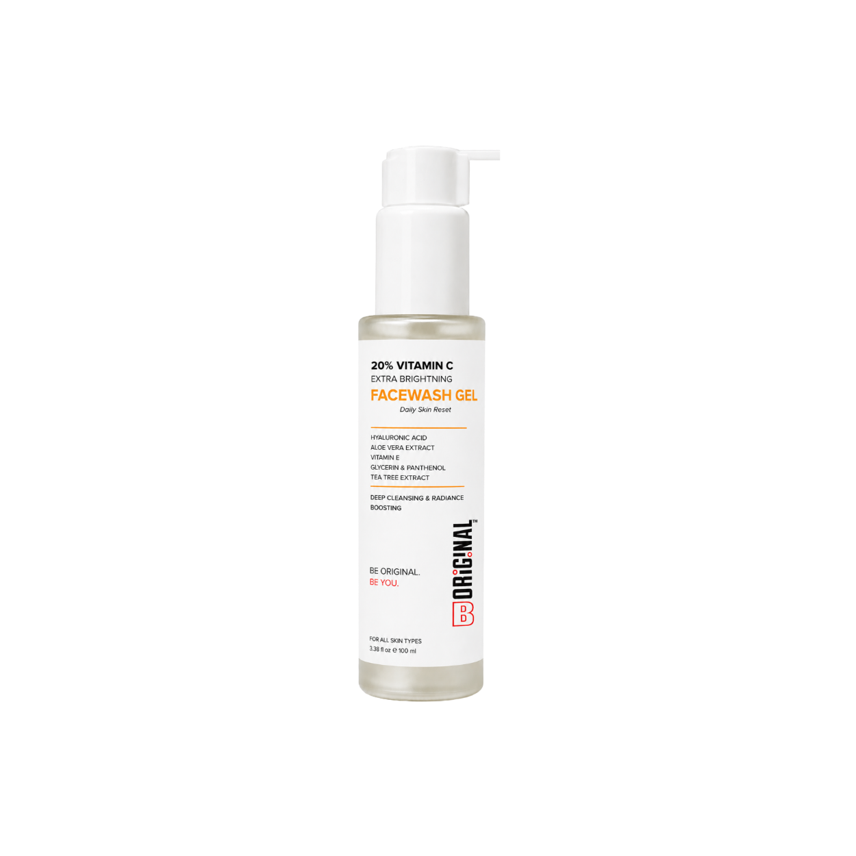 0% Vitamin C Extra Brightening Facewash Gel